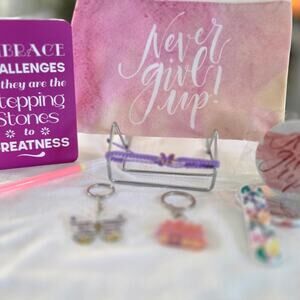 NEVER GIVE UP" Inspirational/ Motivational GIFT SET